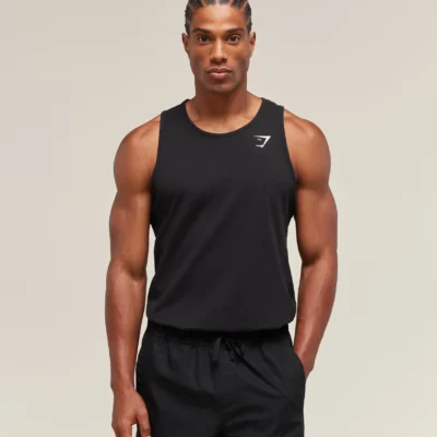 GymShark Critical Tank Black Outlet
