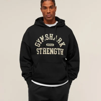 Gymshark 2012 Strength Hoodie Black