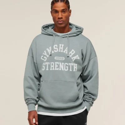 Gymshark 2012 Strength Hoodie Denim Grey