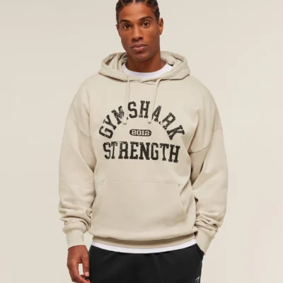 Gymshark 2012 Strength Hoodie Pebble Grey