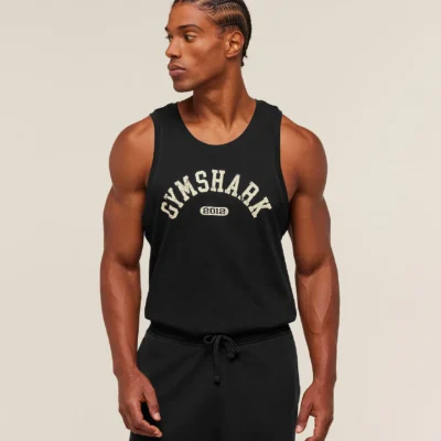 Gymshark 2012 Strength Tank Black