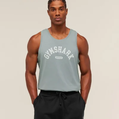 Gymshark 2012 Strength Tank Denim Grey