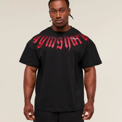 Gymshark Fade Graphic T-Shirt GS Black