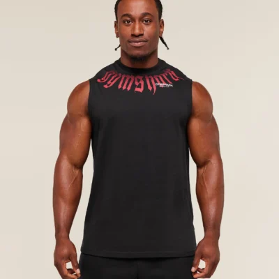 Gymshark Fade Graphic Tank GS Black