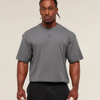 Gymshark Power T-Shirt Dark Grey Outlet