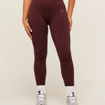 Gymshark Soft Sculpt Leggings Rich Maroon