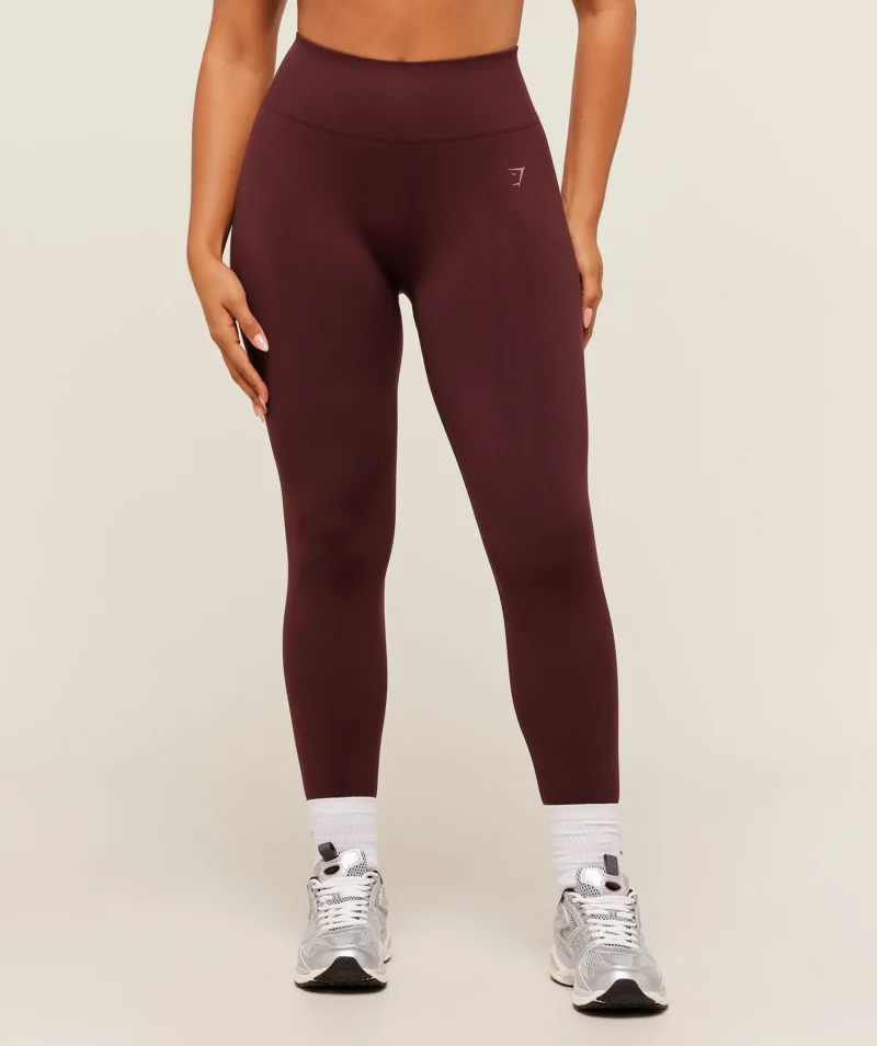 Gymshark Soft Sculpt Leggings Rich Maroon