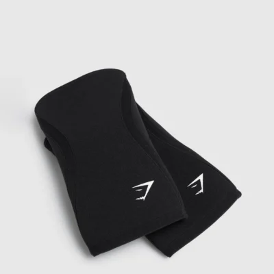 Gymshark Knee Sleeves 5mm Black Outlet