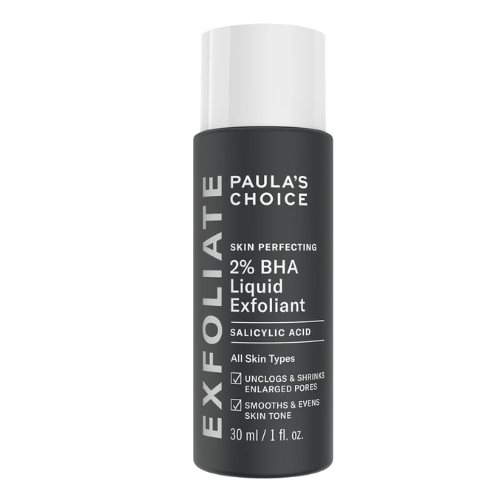 Paula's Choice SKIN PERFECTING 2% BHA Liquid Exfoliant - Face Exfoliating Peel Fights Blackheads & Enlarged Pores - for a Healthy Glow - with Salicylic Acid - Combination & Oily Skin - 30 ml
