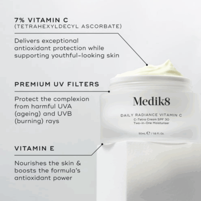 ⁦Medik8 Daily Radiance Vitamin C 50ml⁩ – תמונה ⁦3⁩