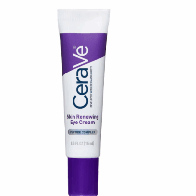 CeraVe Skin Renewing Eye Cream with Peptide Complex & Caffeine for Brighter Smoother Eyes 15ml