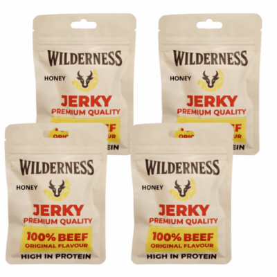 Wilderness Premium Beef Jerky – Honey 100G