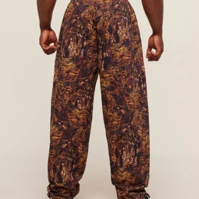 ⁦Gymshark Straight Leg Pumper Pants Spiced Brown Outlet⁩ – תמונה ⁦2⁩