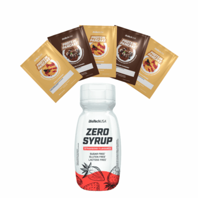 BioTechUSA Protein Pancake 5X40g + Zero Syrup 320ml