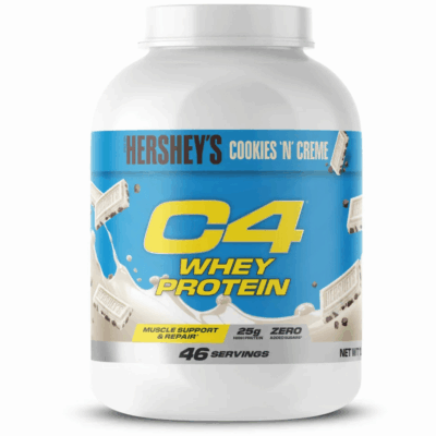 C4 Hersheys Cookies 'N' Creme Whey Protein Powder 1.6kg