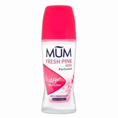 Mum (Pack Of 4) Fresh Pink, Rose Perfumed Anti Perspirant Deodorant X 50 ml AMZ