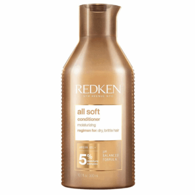 Redken All Soft Conditioner for Dry Hair, with Argan Oil for Softness and Shine 300ml