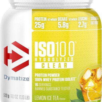 Dymatize ISO 100 Hydrolized Clear 512g Whey Protein Powder – תמונה 5