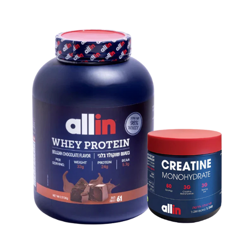 _Allin Whey Protein Powder – 2kg + Creatine Powder – 240g