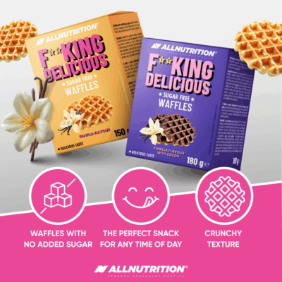 ⁦Allnutrition Fitking Delicious Waffles 150 grams⁩ – תמונה ⁦3⁩