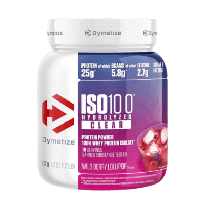 Dymatize ISO 100 Hydrolized Clear 512g Whey Protein Powder
