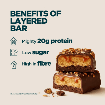 ⁦MYPROTEIN Layered Bar Variety Box 12x60g⁩ – תמונה ⁦4⁩