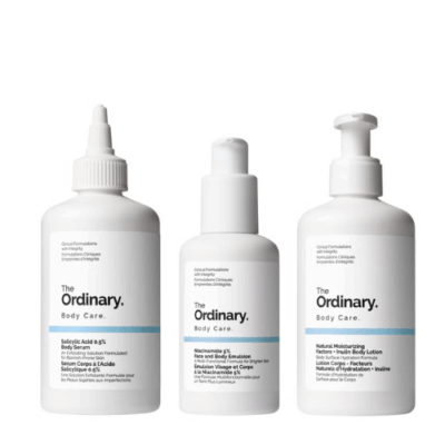 The Ordinary Body Care Routine for Smooth Skin with Salicylic Acid and Niacinamide
