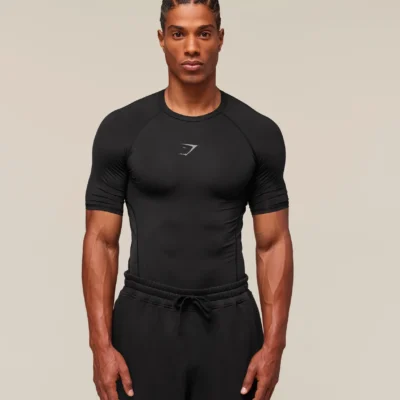 Gymshark Element Baselayer T-Shirt Black M Outlet