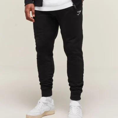 Gymshark Crest Joggers Black L Outlet