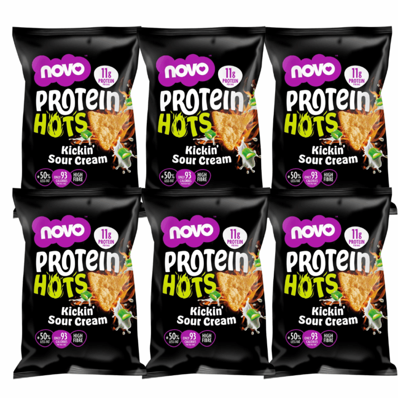 Novo Protein Hots Kickin' Sour Cream 6x45g
