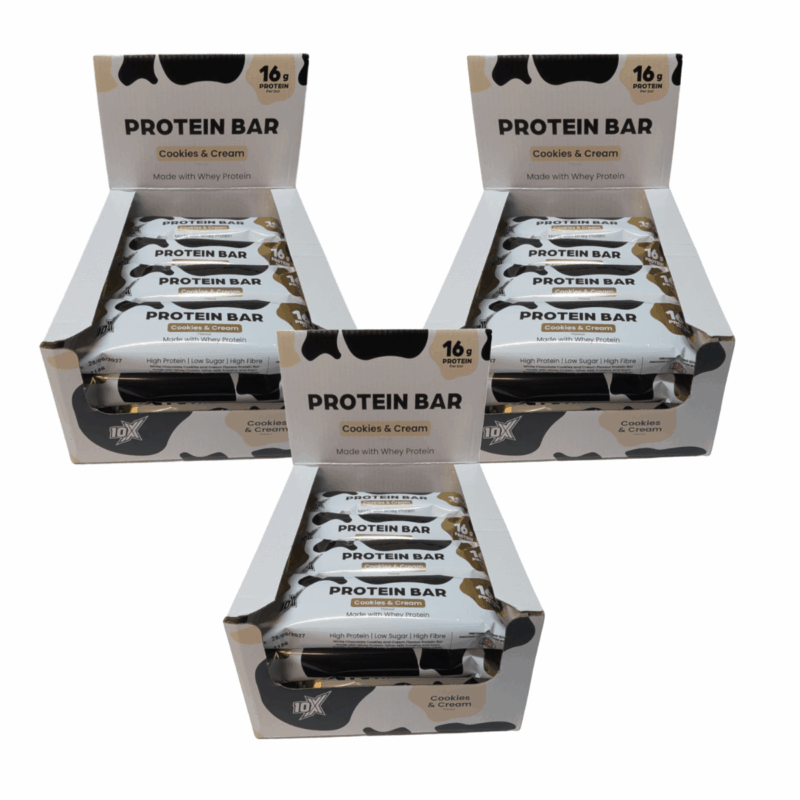 Triple 10X Athletic protein bars 36x55g