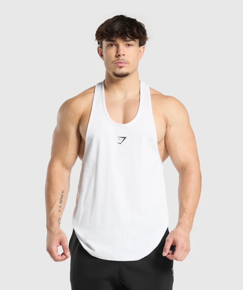 Gymshark Critical 2.0 Stringer - White