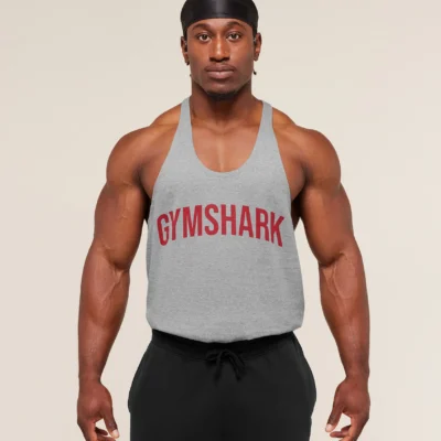 Gymshark Power Stringer - Charcoal Core Marl