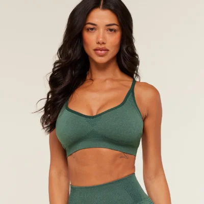 Gymshark Vital Sports Bra Obsidian Green Marl
