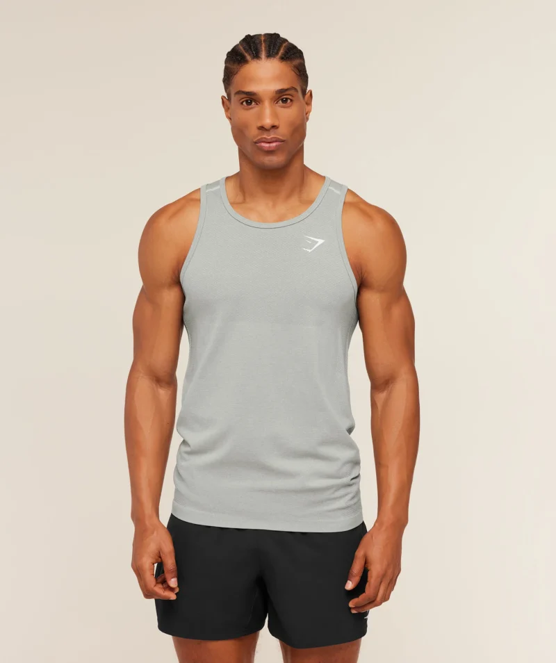Gymshark Vital Tank Light Grey Smokey Grey