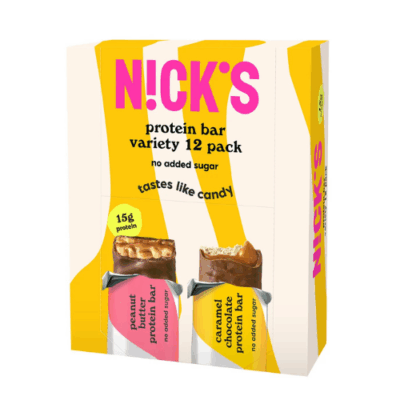 Nick's Protein Bar Variety 12 x 50g