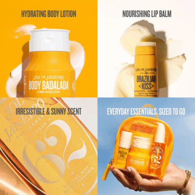 ⁦Sol de Janeiro Hydrating Jet Set Cheirosa 62 75ml + 30ml + 4g⁩ – תמונה ⁦3⁩