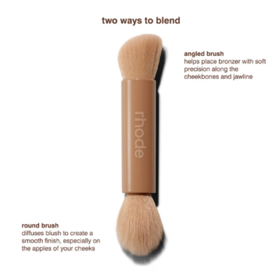 rhode Pocket Brush Double-Ended Makeup Brush – תמונה 3