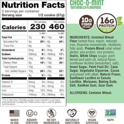 Lenny & Larry's The Complete Cookie, Choc-O-Mint, 12 X 113g – תמונה 2