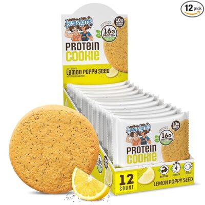 Lenny & Larry's Protein Cookie, Lemon Poppy Seed – 12 X 113 g