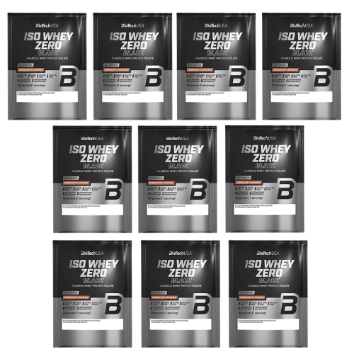 BioTechUSA Iso Whey Zero Black Protein Mix Pack- 10 X 30 g