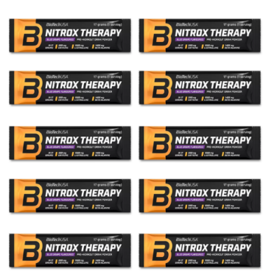 BioTechUSA Nitrox Therapy Sample Mix Pack – 10 x 17g Sachets