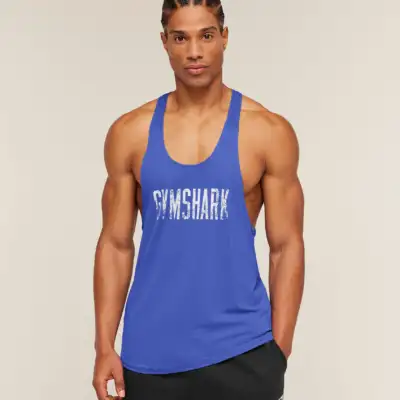 Gymshark Accent Tank Force Blue