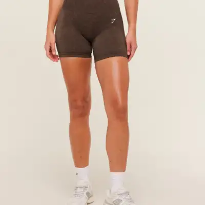 Gymshark Adapt Fleck Seamless Shorts Archive Brown/Lifestyle Brown