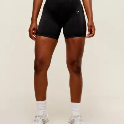 Gymshark Adapt Fleck Seamless Shorts Black/Smokey Grey