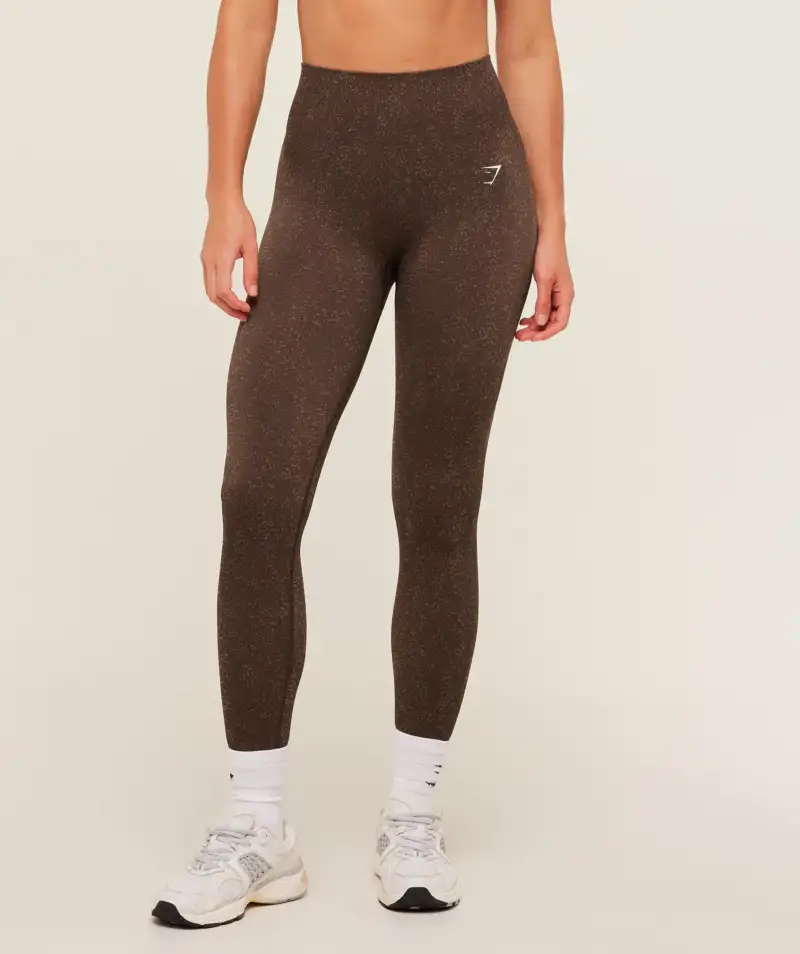 Gymshark Adapt Fleck x Whitney Leggings Archive Brown