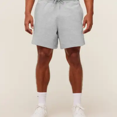 Gymshark Crest Shorts Light Grey Core Marl