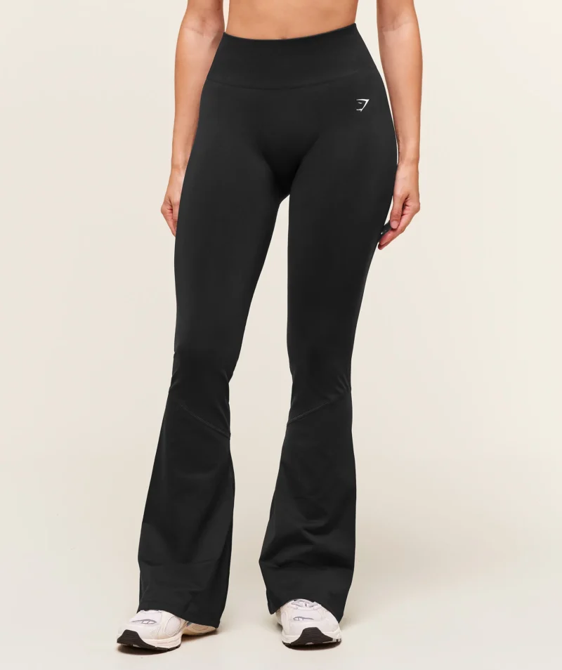 Gymshark Everyday Seamless Flared Leggings Black