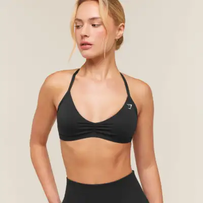 Gymshark Minimal Sports Bra 2.0 Black