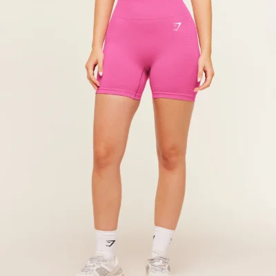 Gymshark Vital Seamless Shorts Super-Set Pink/Marl